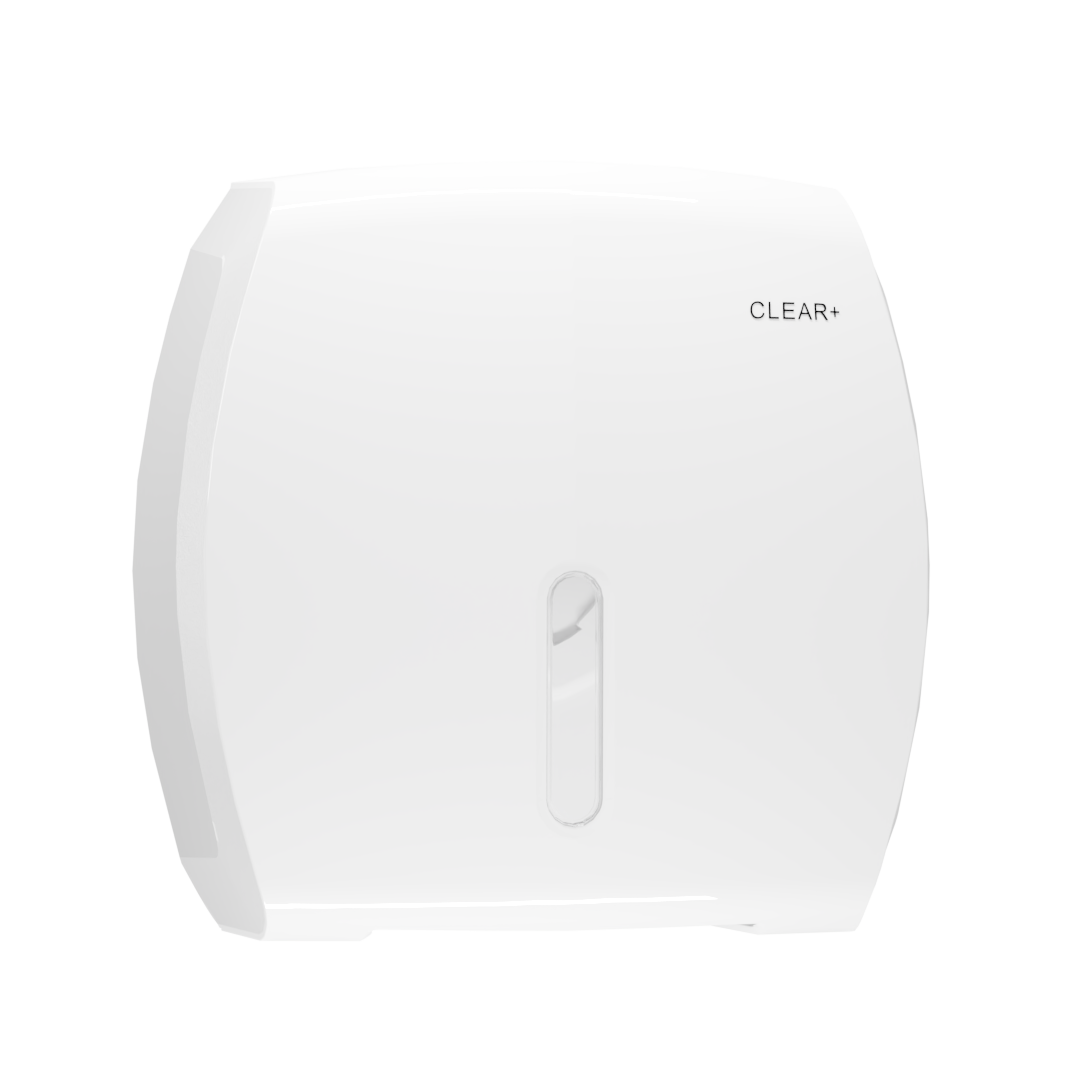 Clear+ Dispenser di carta igienica Jumbo