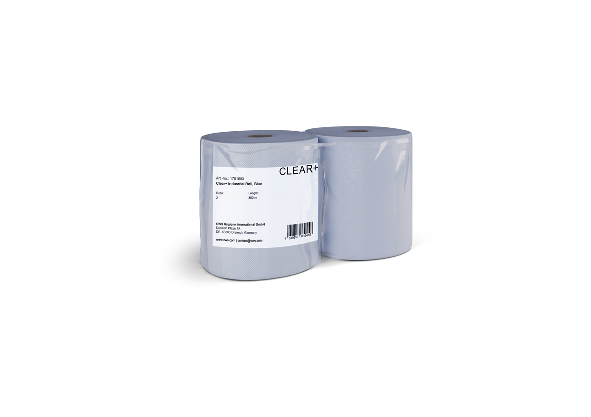 Clear+ Industrierolle blau