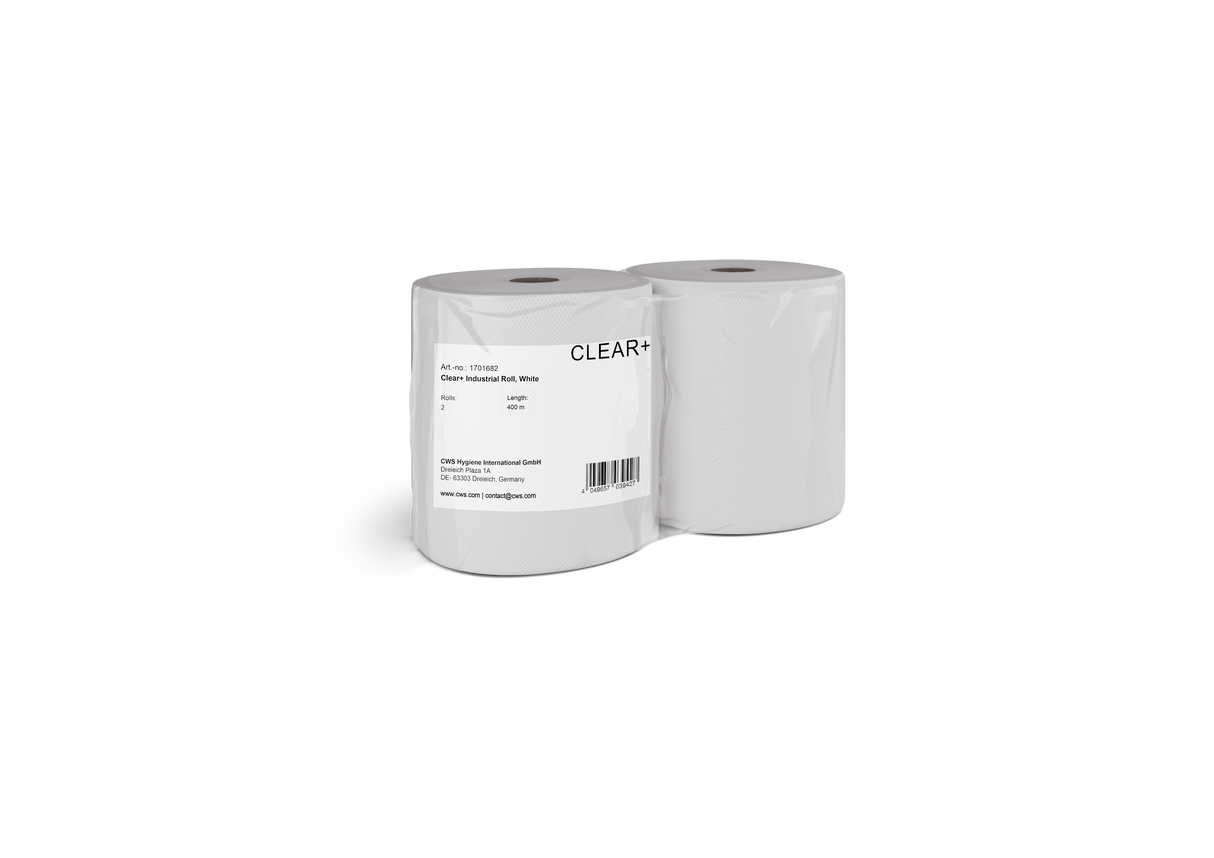 Clear+ Industrierolle weiss