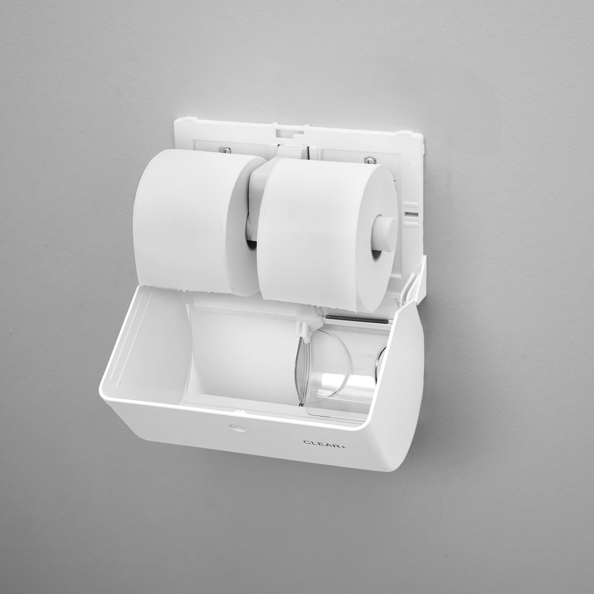 CLEAR+ Toilettenpapier Kompakt-Rollen, 2-lagig 100 m