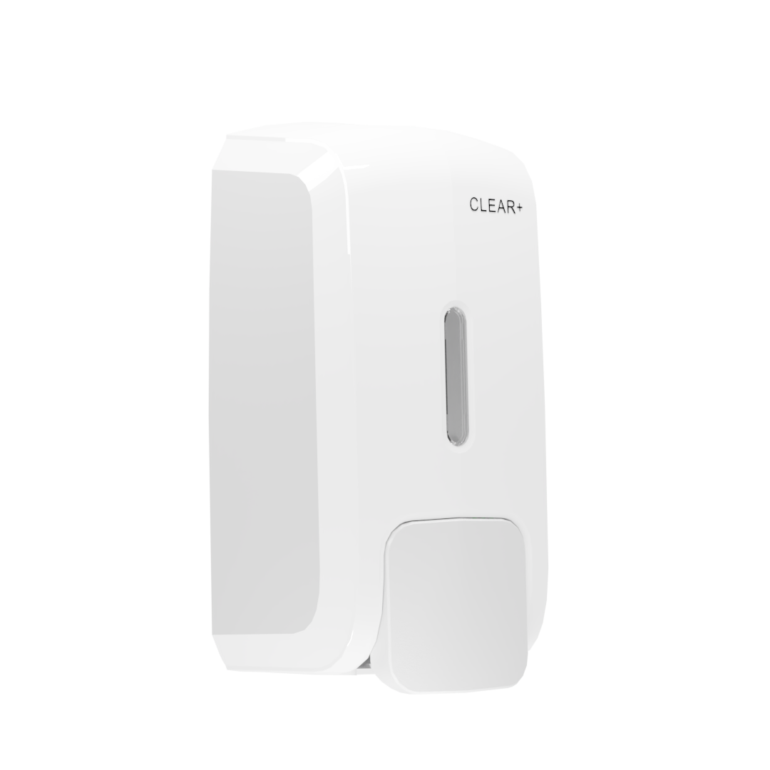 Clear+ Distributeur de savon-mousse 1000 ml, blanc