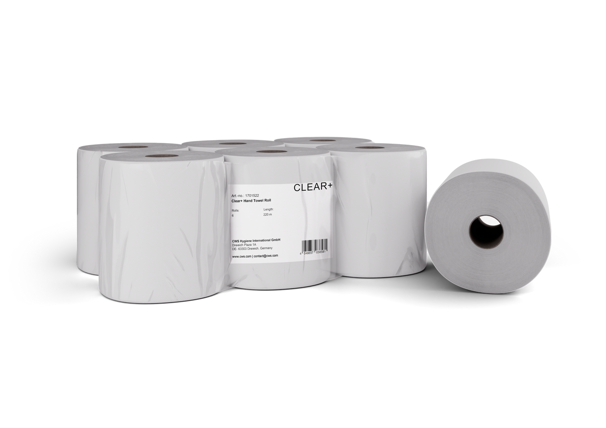 Clear+ Handtuchrollen 2-lagig 220 m