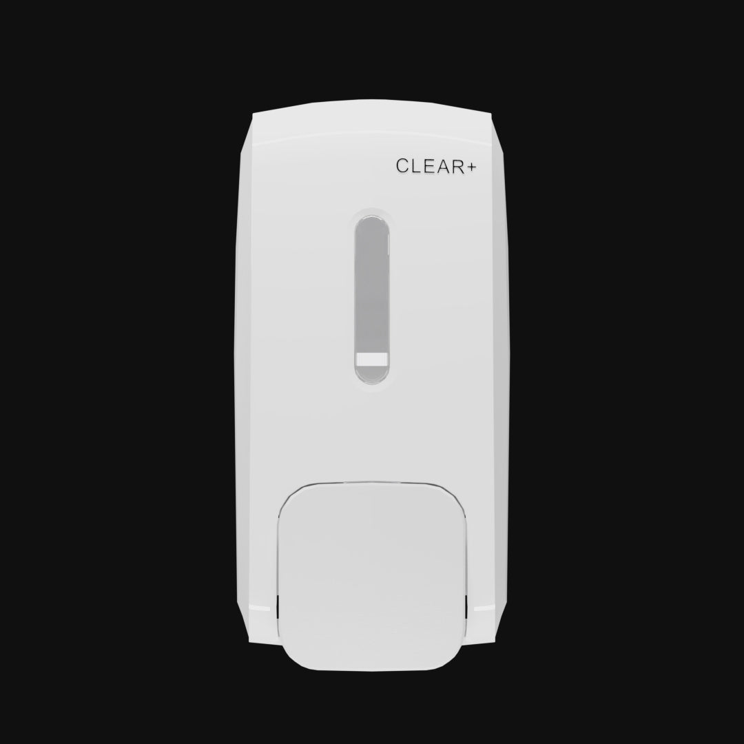 Clear+ Distributeur de savon-mousse 1000 ml, blanc